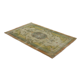 Anatolian handmade vintage rug 228 cm x 140 cm