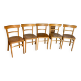 Set of 5 bistro chairs