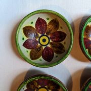 Handcrafted ceramic bowls bohemian countryside