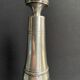 Liqueur carafe in engraved crystal & silver metal