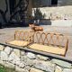 Vintage rattan shelf pair "Celestine"