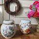 Set of two English ceramic pots