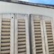Pair of arched shutters