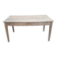 Farm table oak 2 drawers