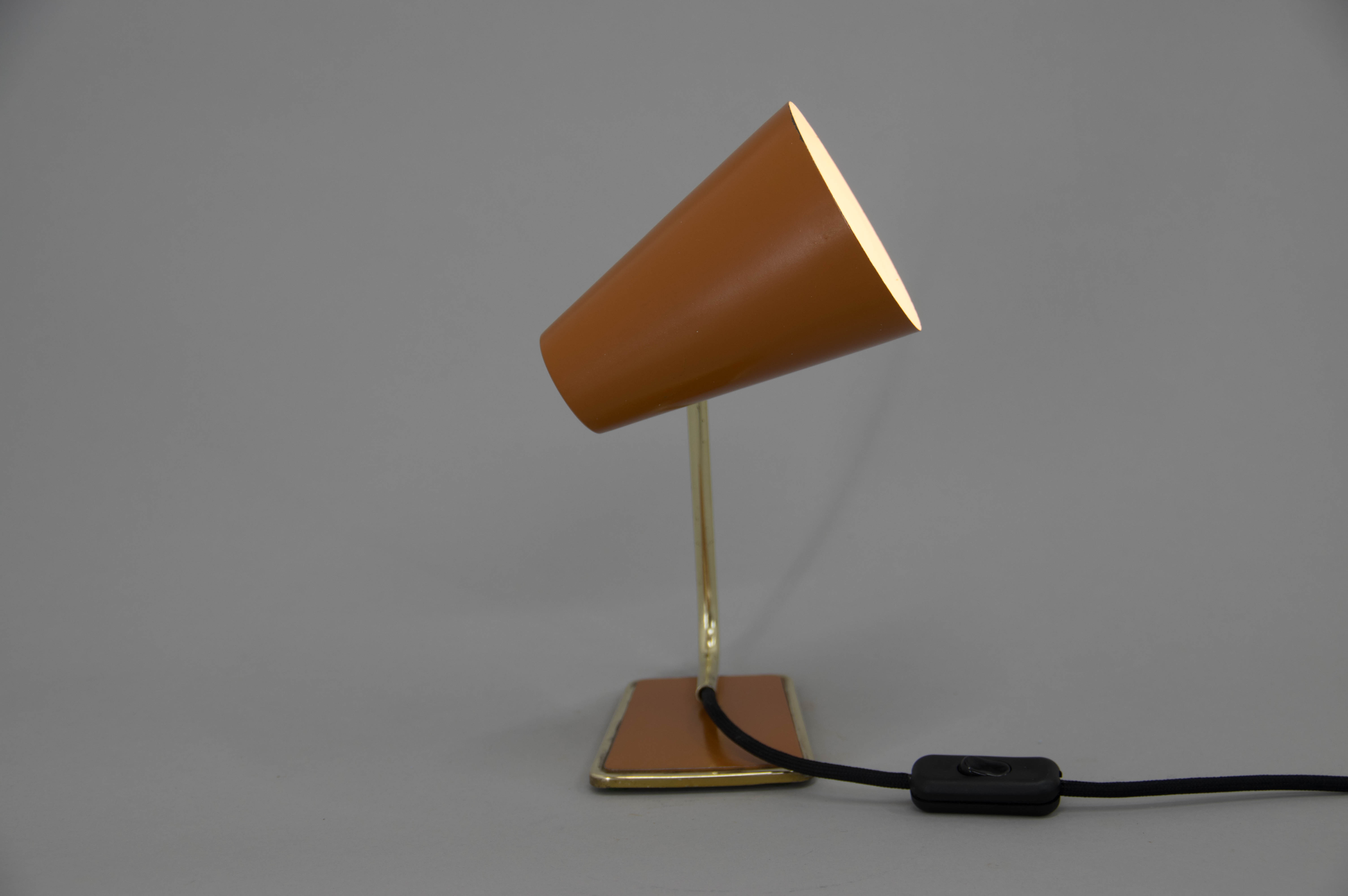 Table or Bedside Lamp, Czechoslovakia, 1960s