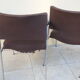 Paire de fauteuils conférence vintage