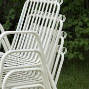 Vintage Italian 1950s metal garden chairs - set of 4