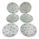 6 dessert plates made in france digoin