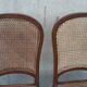Lot  de 2 chaises style louis XVI