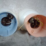 Vintage sconces, "His & Hers" set of 2. Germany 1970/80