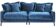 Canapé lullaby 3 seater petrol blue velvet kare design