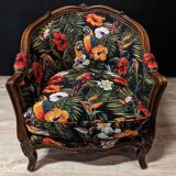 Pair of Louis XV style rocaille shepherdesses