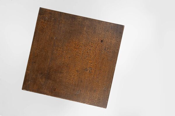 Table de chevet Art Déco française en bois verni, vers 1930