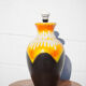 Vintage lamp stand, west Germany bay 6640 ceramic lamp foot, lamp base, pottery