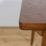 Table à manger en chêne extensible danois du milieu du siècle, années 1960