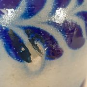 Bouteille en grès bleu d'Alsace Poterie Schmitter Betschdorf