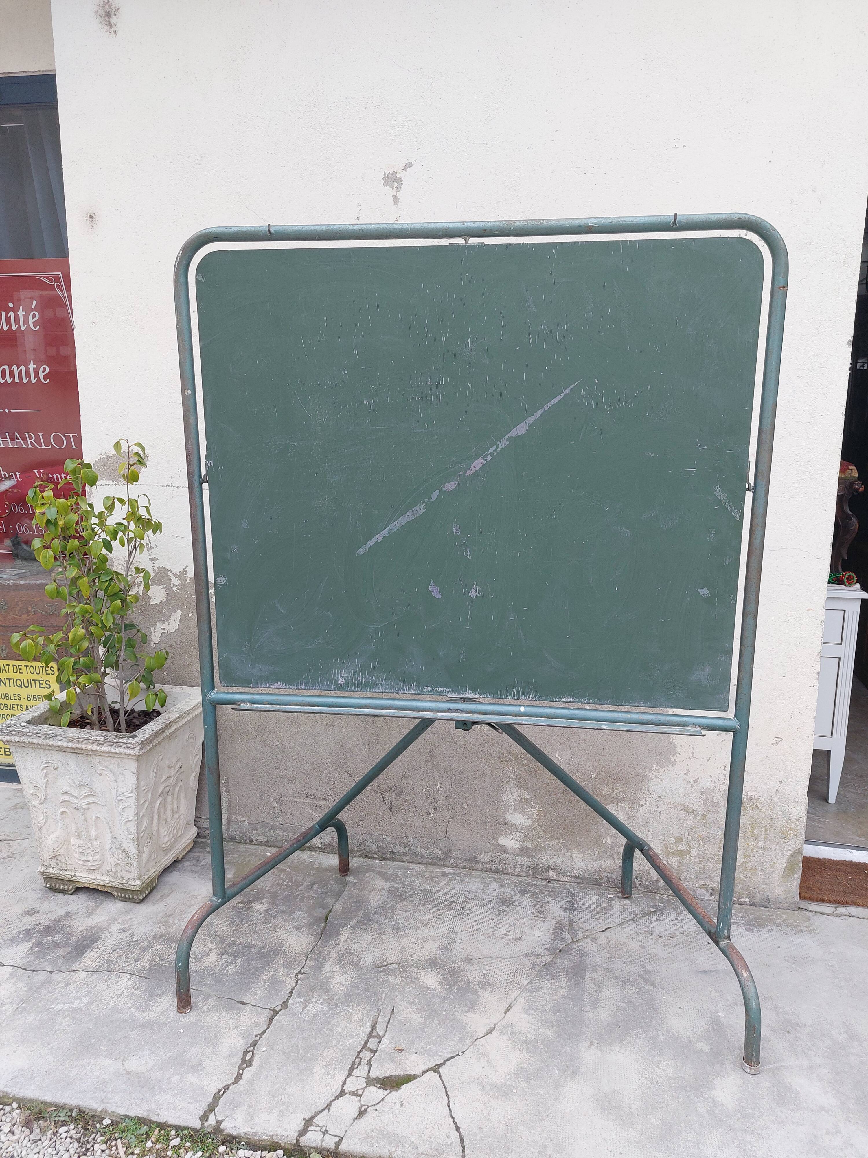 Tableau d'école année 1950 pivotant en artoise - 1m85