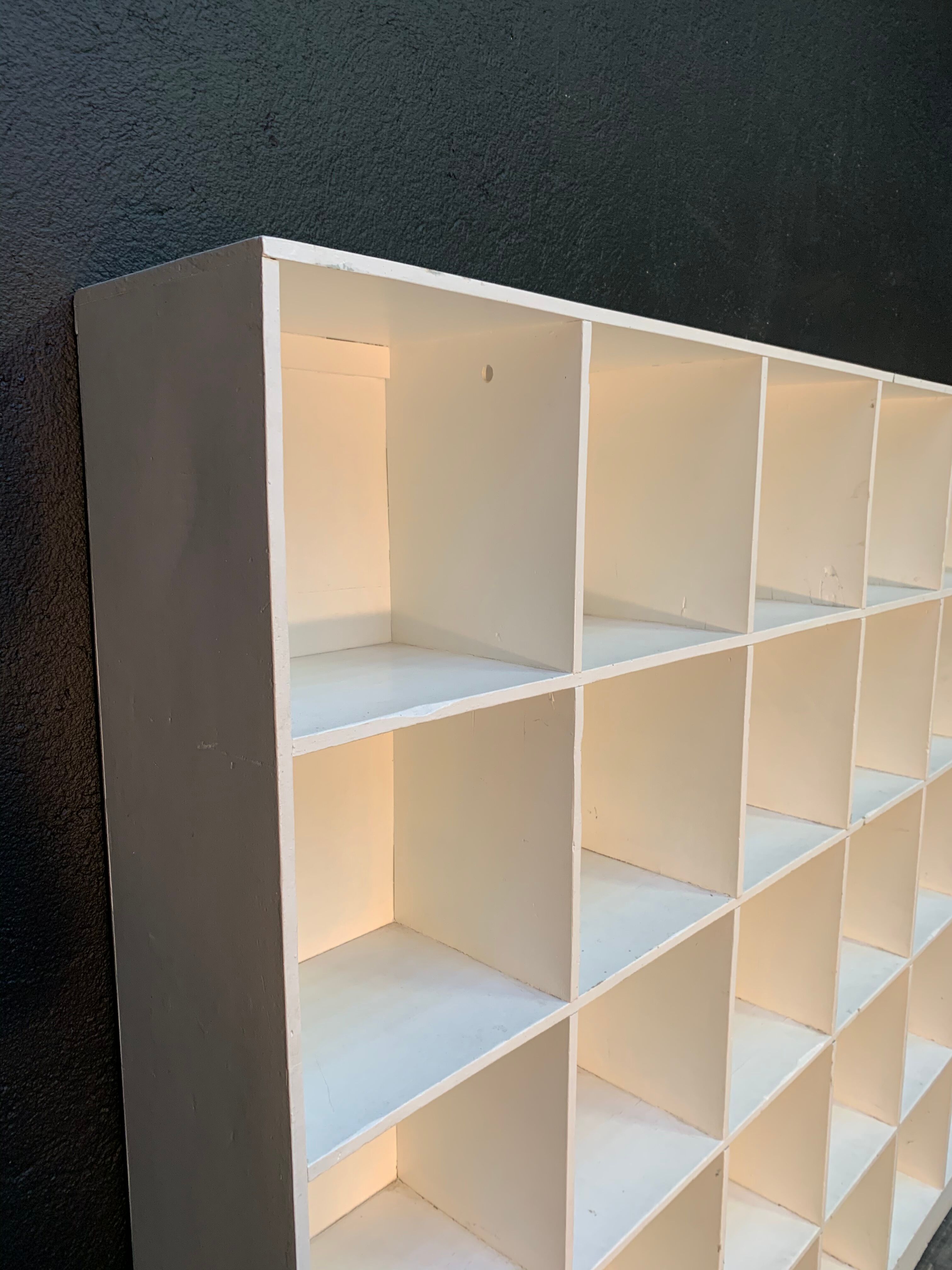 Vintage storage shelf, design library