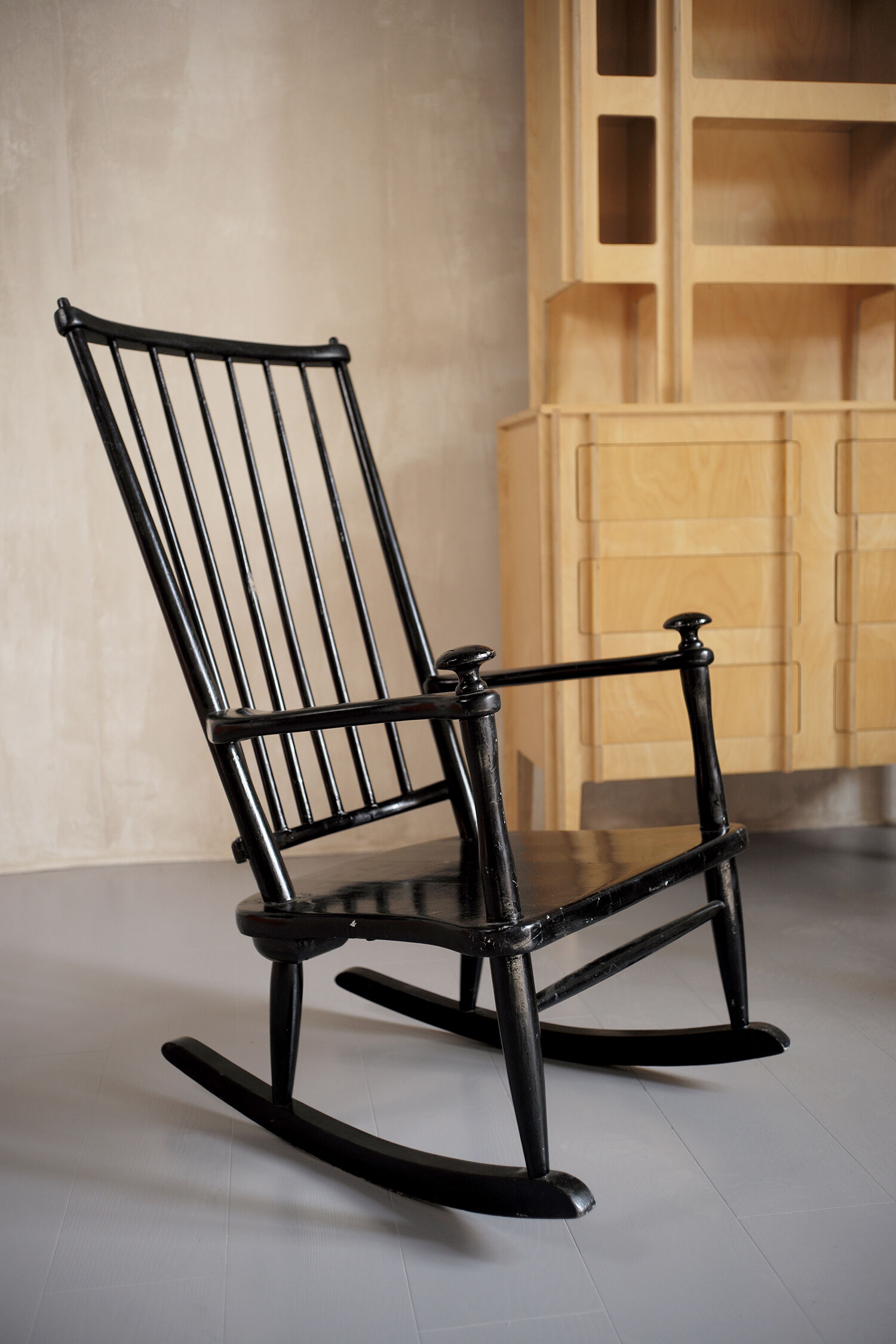 Pair of rocking chairs Scandinavian 1960