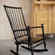 Pair of rocking chairs Scandinavian 1960