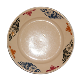 Old dessert plate in earthenware