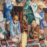 Group of children playing signed Barbulee
