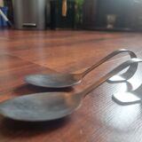 Tray and 12 serving spoons for appetizers
