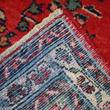 Tapis vintage fait main Hamadan persan 81cm x 194cm (1960s)