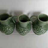 Set of 3 wine pitchers