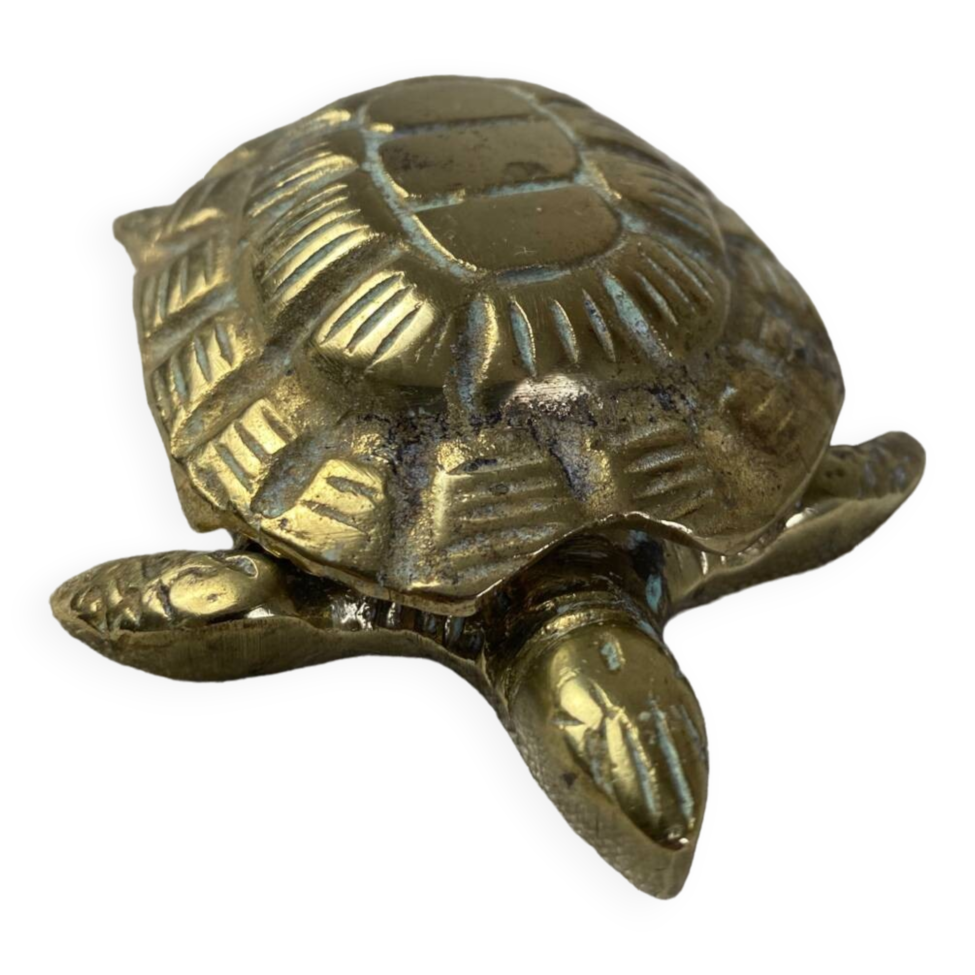 Brass Turtle Ashtray