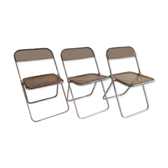Set of 3 Plia chairs Castelli