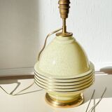 Pied de lampe verre de clichy