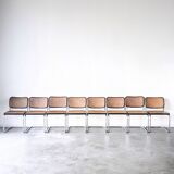 4 or 8 vintage Cesca B32 chairs, Gavina edition, Marcel Breuer, 1960.