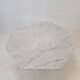 Italian carrara marble octagon garden or dining table, 1960s