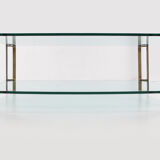 Table basse en verre Design by Peter Ghyczy Modèle T24,1970