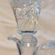 Set of 6 wine glasses and carafe in Lorraine Crystal - Gérard Model