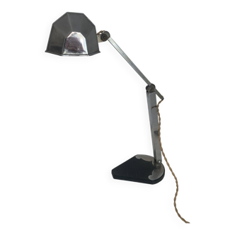 Lampe vintage 1930 art déco l'artisanat français - 45 cm