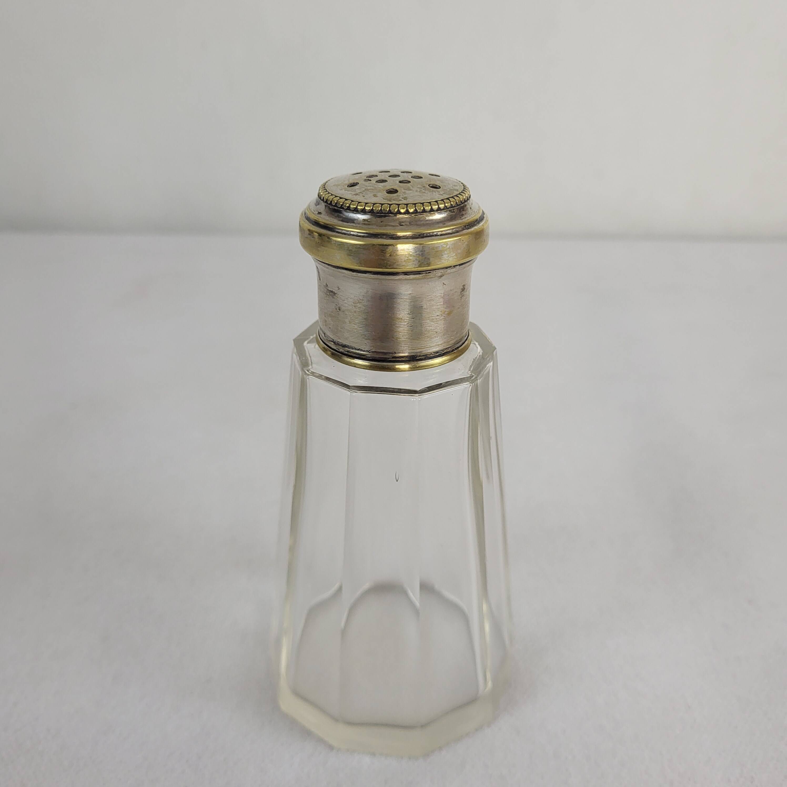 Crystal & silver metal shaker