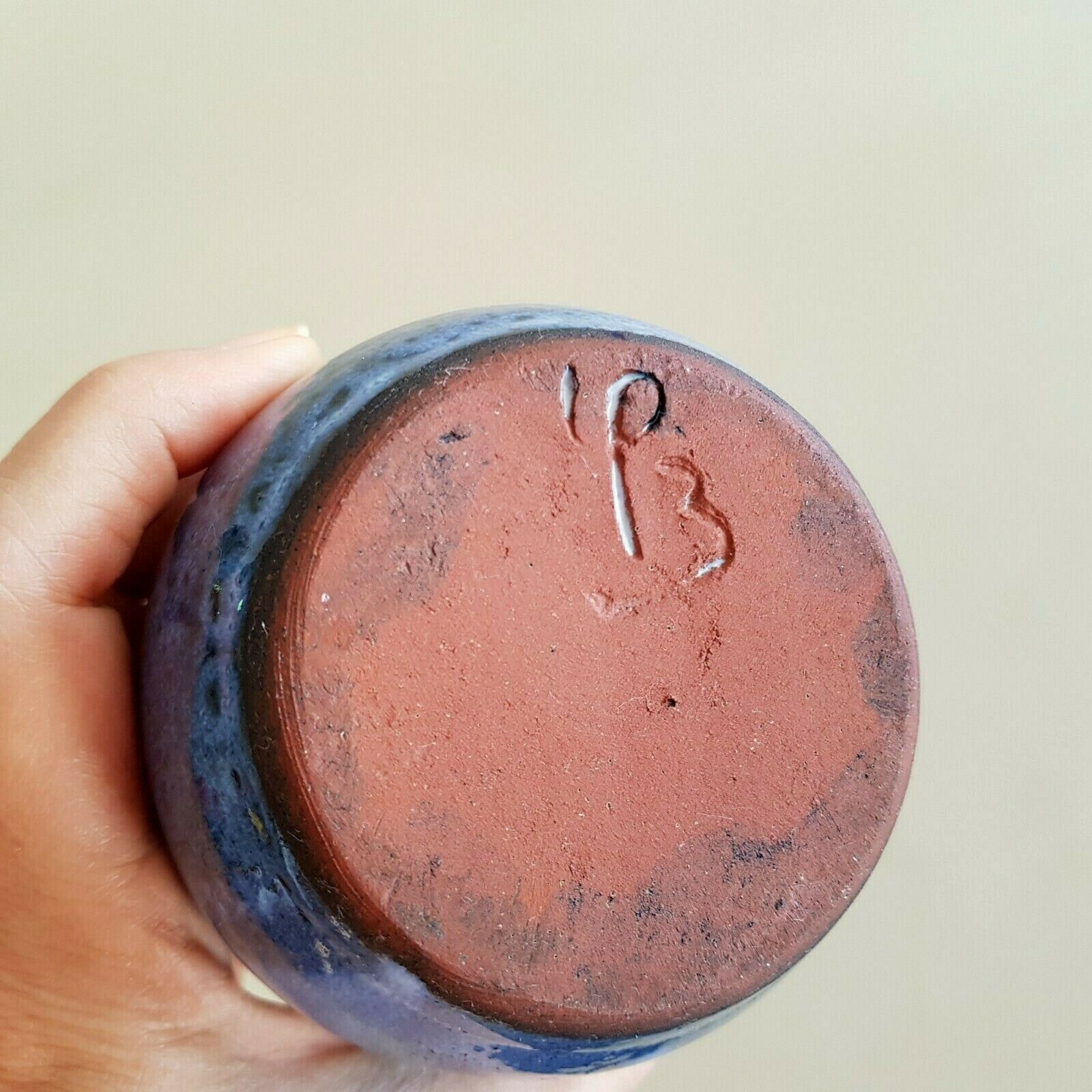 Signed 20th 20th Owl Owl Zoomorphic Vase