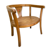 Fauteuil ancien pour enfants en bois