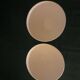 Lot de 2 bols Digoin blancs rayures bleues