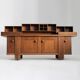 Buffet vintage par Silvio Coppola pour Bernini en bois de noyer, années 1960.