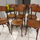 Suite de 6 chaises de Bistrot Baumann année 1930