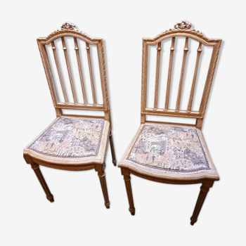 Pair of Chairs Louis XVI