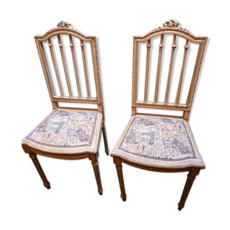 Pair of Chairs Louis XVI