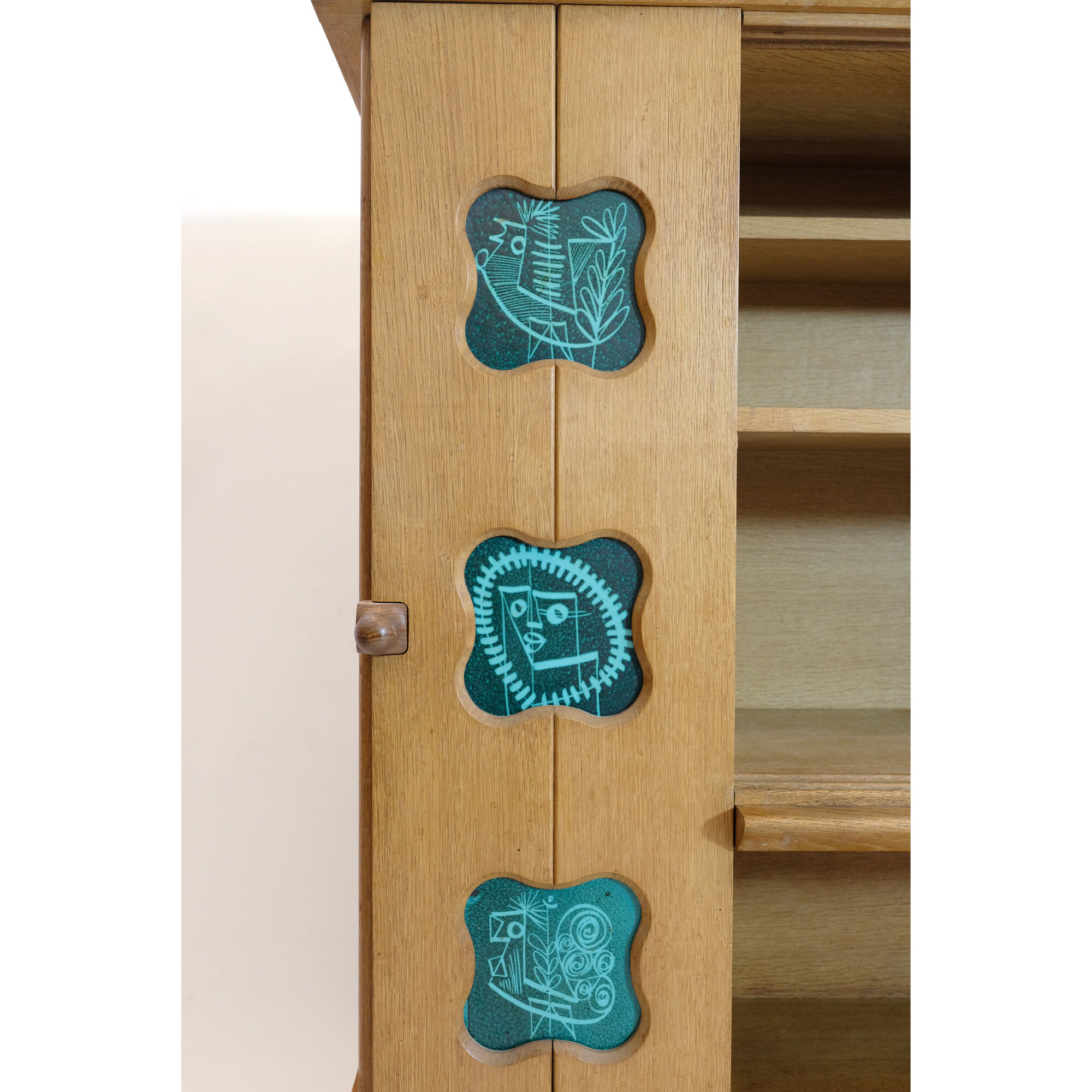 Robert Guillerme & Jacques Chambron, sideboard en chêne, Votre Maison, 1960-1970.