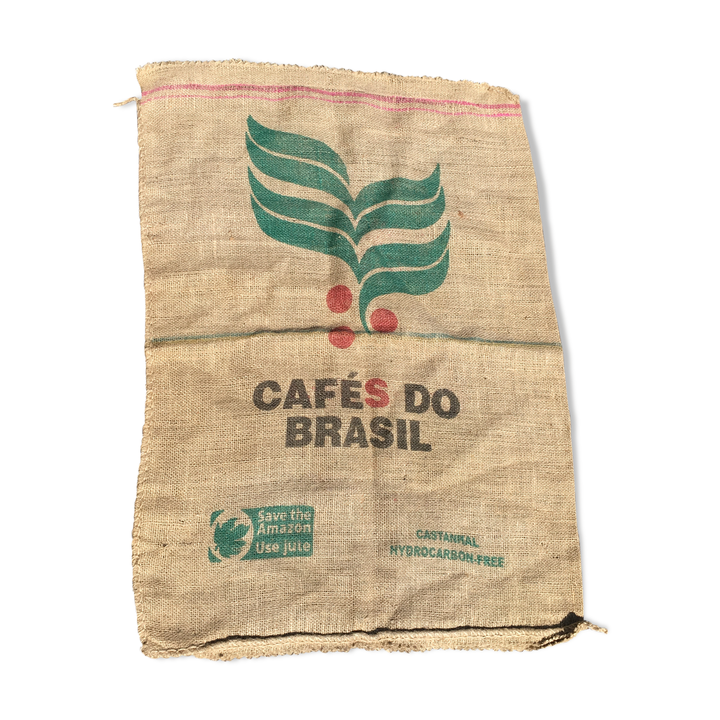 "Do Brasil" burlap coffee bag