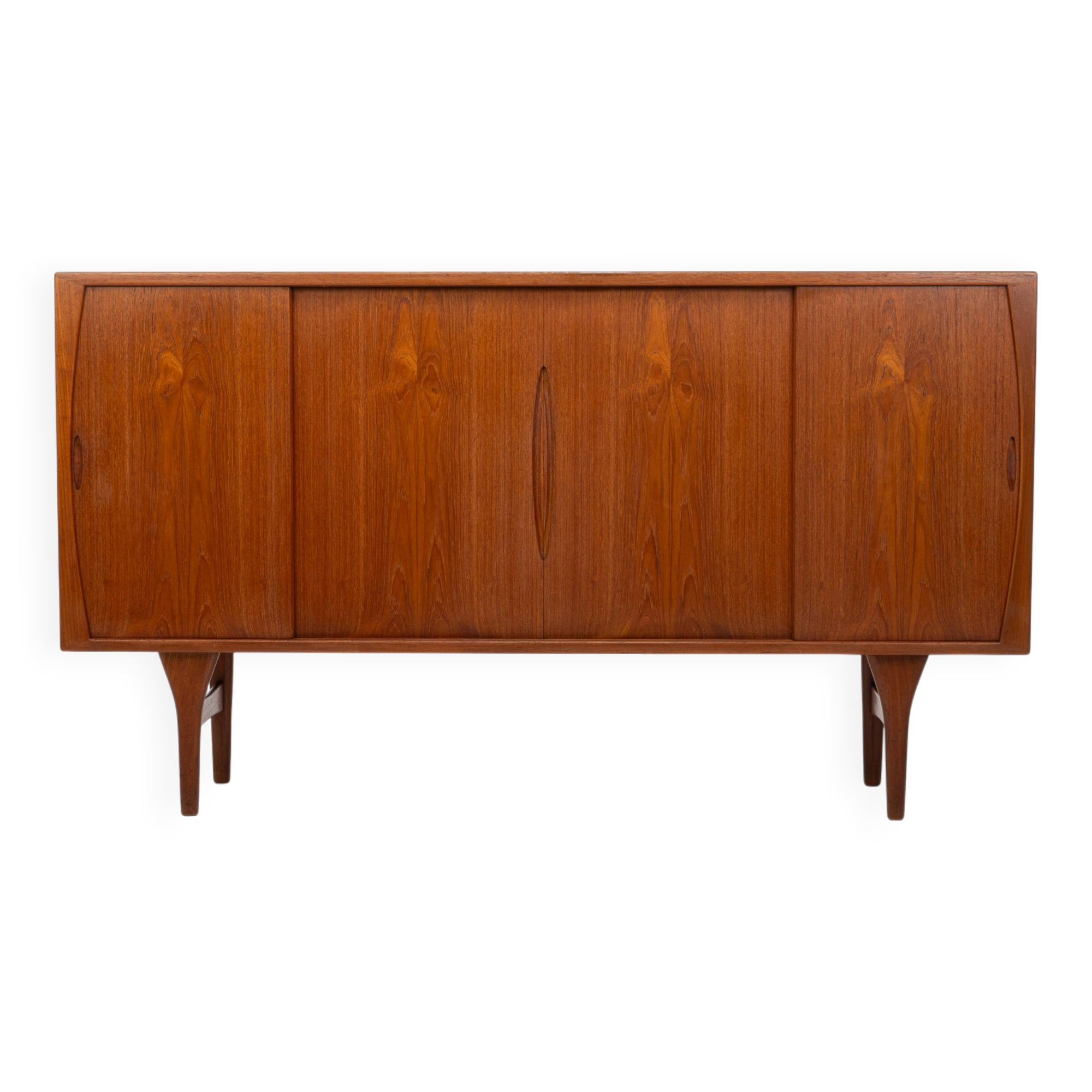 Sideboard in Teak and Oak by Henning Kjaernulf for Bruno Hansen, 1960s