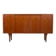 Buffet en teck et chêne par Henning Kjaernulf pour Bruno Hansen, années 1960