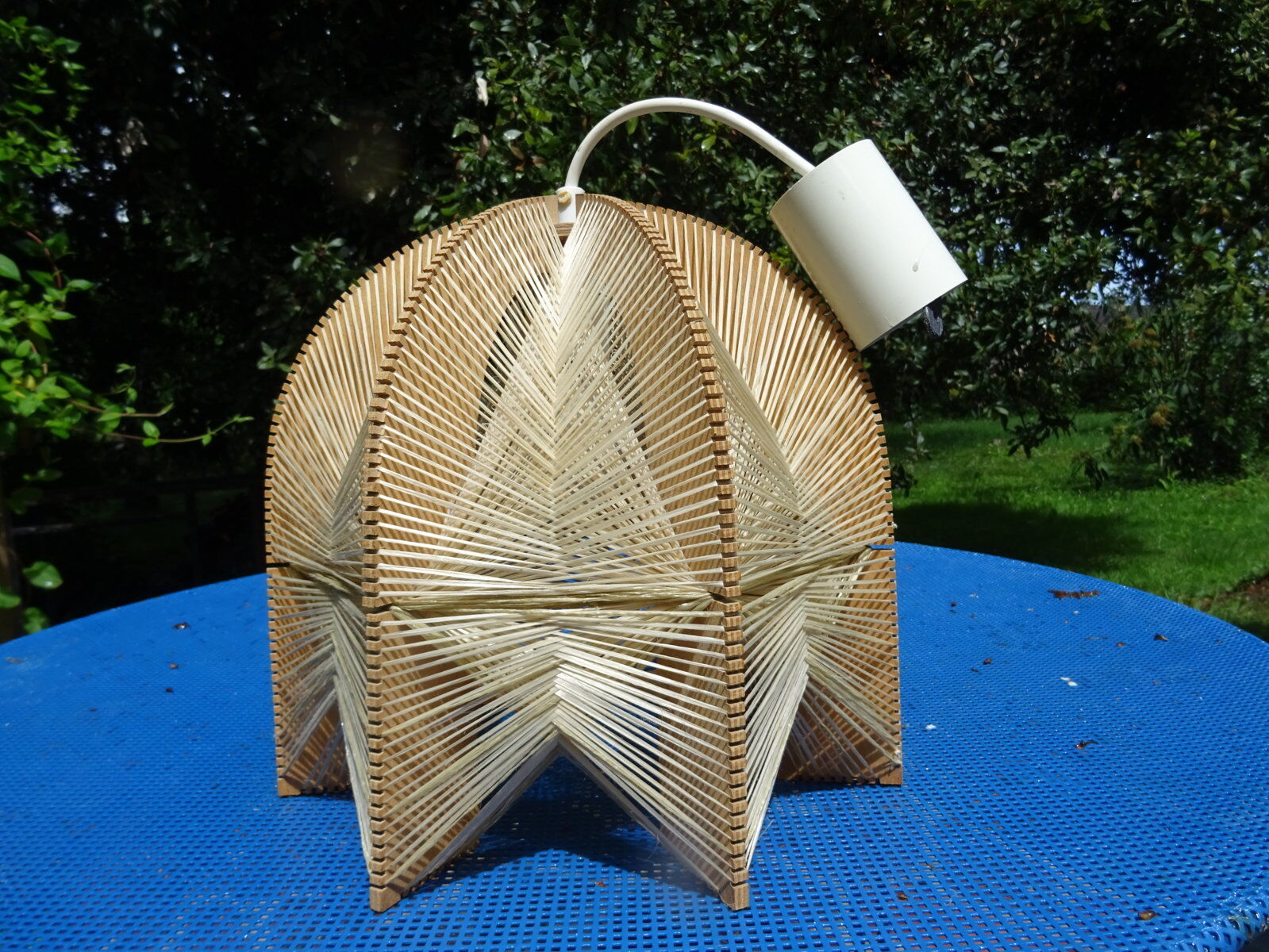 60s wire and wood hanging